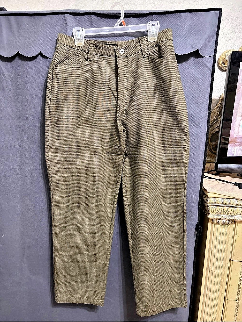 Lee Performance Series Relaxed Fit Houndstooth Dress Pants